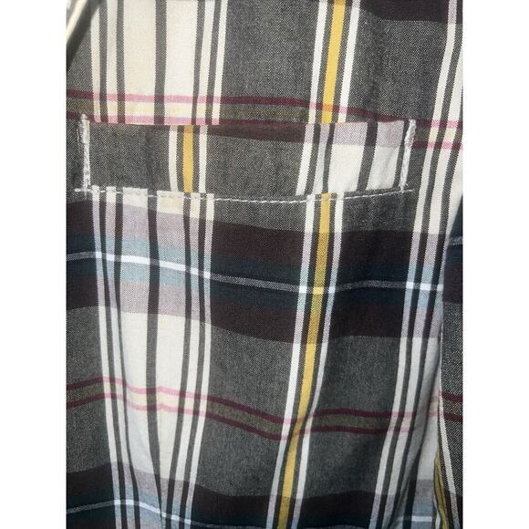 Hawkings & McGill Blazer Jacket Men’s Large Button Up Shirt Plaid Checker Cotton - Picture 5 of 6